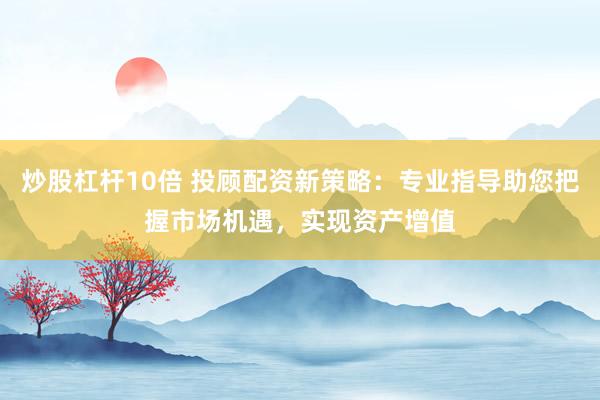 炒股杠杆10倍 投顾配资新策略：专业指导助您把握市场机遇，实现资产增值