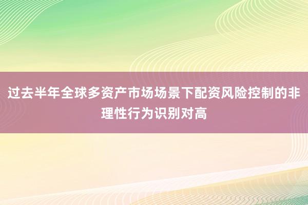 过去半年全球多资产市场场景下配资风险控制的非理性行为识别对高